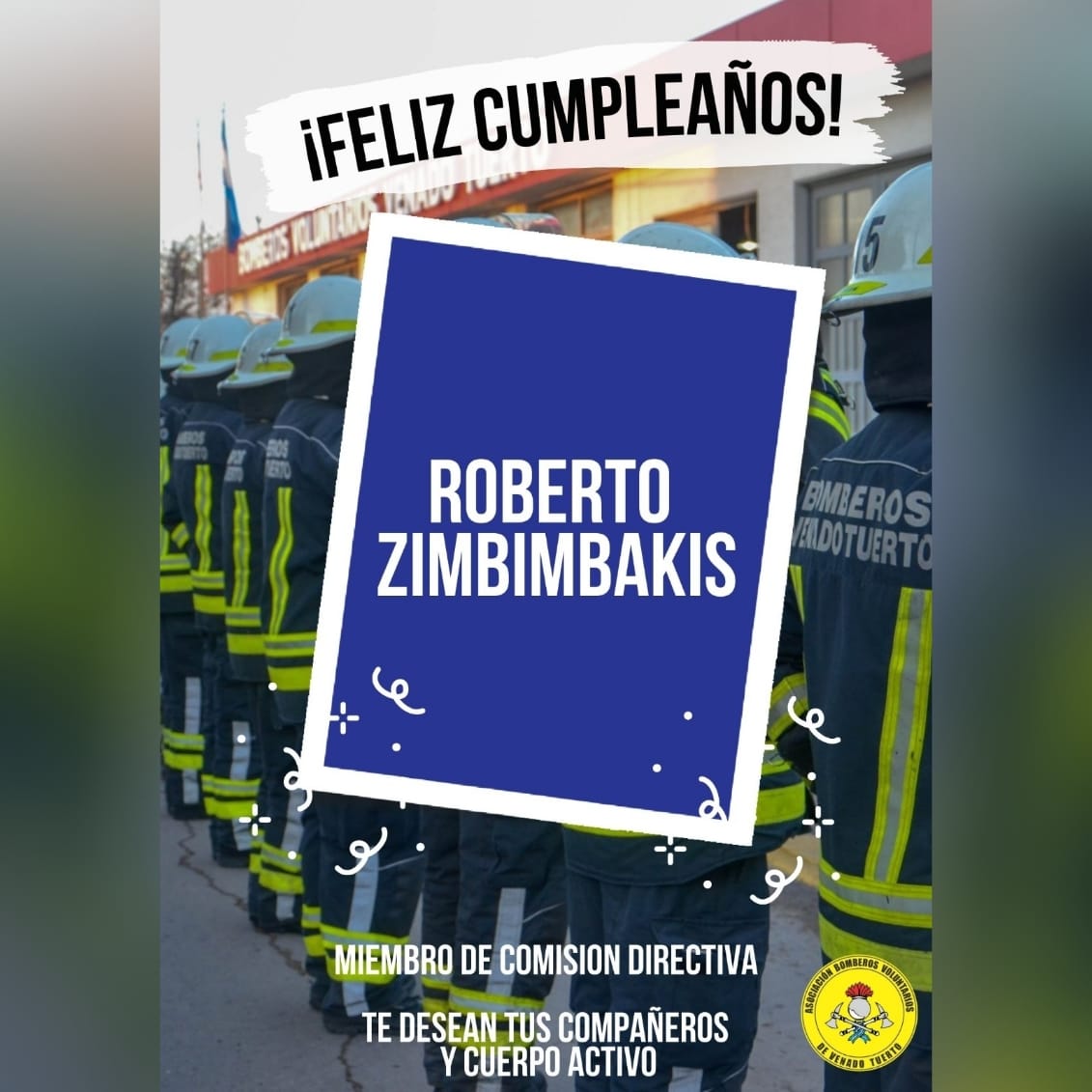 16 de Octubre | Cumpleaños de Roberto Zimbimbakis